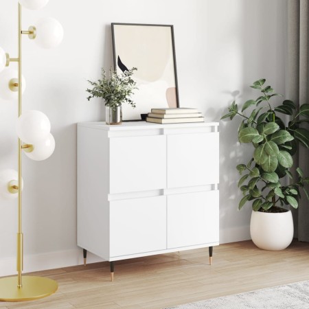 Aparador de madera contrachapada blanco 60x35x70 cm de vidaXL, Aparadores - Ref: Foro24-831204, Precio: 69,99 €, Descuento: %