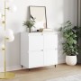 Aparador de madera contrachapada blanco 60x35x70 cm de vidaXL, Aparadores - Ref: Foro24-831204, Precio: 69,99 €, Descuento: %