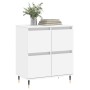 Aparador de madera contrachapada blanco 60x35x70 cm de vidaXL, Aparadores - Ref: Foro24-831204, Precio: 69,99 €, Descuento: %