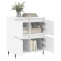 Aparador de madera contrachapada blanco 60x35x70 cm de vidaXL, Aparadores - Ref: Foro24-831204, Precio: 69,99 €, Descuento: %