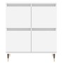 Aparador de madera contrachapada blanco 60x35x70 cm de vidaXL, Aparadores - Ref: Foro24-831204, Precio: 69,99 €, Descuento: %