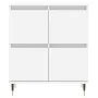 Aparador de madera contrachapada blanco 60x35x70 cm by vidaXL, Sideboards - Ref: Foro24-831204, Price: 69,19 €, Discount: %