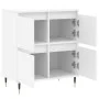 Aparador de madera contrachapada blanco 60x35x70 cm by vidaXL, Sideboards - Ref: Foro24-831204, Price: 69,19 €, Discount: %