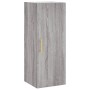 Sonoma gray wall cabinet 34.5x34x90 cm by vidaXL, Sideboards - Ref: Foro24-828850, Price: 48,36 €, Discount: %