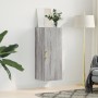 Sonoma gray wall cabinet 34.5x34x90 cm by vidaXL, Sideboards - Ref: Foro24-828850, Price: 48,36 €, Discount: %