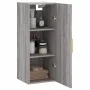 Armario de pared gris Sonoma 34,5x34x90 cm de vidaXL, Aparadores - Ref: Foro24-828850, Precio: 47,84 €, Descuento: %