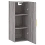 Armario de pared gris Sonoma 34,5x34x90 cm de vidaXL, Aparadores - Ref: Foro24-828850, Precio: 47,84 €, Descuento: %
