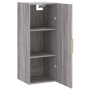 Sonoma gray wall cabinet 34.5x34x90 cm by vidaXL, Sideboards - Ref: Foro24-828850, Price: 48,36 €, Discount: %