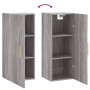 Sonoma gray wall cabinet 34.5x34x90 cm by vidaXL, Sideboards - Ref: Foro24-828850, Price: 48,36 €, Discount: %