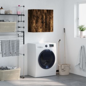 Smoked oak engineered wood wall cabinet 60x31x60 cm by vidaXL, Lockers and storage cabinets - Ref: Foro24-829969, Price: 53,8...