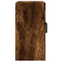 Smoked oak engineered wood wall cabinet 60x31x60 cm by vidaXL, Lockers and storage cabinets - Ref: Foro24-829969, Price: 53,6...