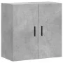 Concrete gray engineered wood wall cabinet 60x31x60 cm by vidaXL, Lockers and storage cabinets - Ref: Foro24-829984, Price: 5...