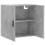 Concrete gray engineered wood wall cabinet 60x31x60 cm by vidaXL, Lockers and storage cabinets - Ref: Foro24-829984, Price: 5...