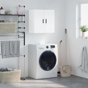 White engineered wood wall cabinet 60x31x60 cm by vidaXL, Lockers and storage cabinets - Ref: Foro24-829980, Price: 56,04 €, ...