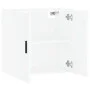 Weißer Wandschrank aus Holzwerkstoff, 60 x 31 x 60 cm von vidaXL, Schließfächer und Lagerschränke - Ref: Foro24-829980, Preis...
