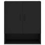 Schwarzer Wandschrank aus Holzwerkstoff, 60 x 31 x 70 cm von vidaXL, Schließfächer und Lagerschränke - Ref: Foro24-829925, Pr...