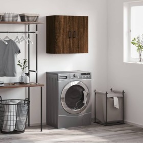 Oak brown engineered wood wall cabinet 60x31x60 cm by vidaXL, Lockers and storage cabinets - Ref: Foro24-829979, Price: 59,99...