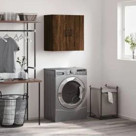 Oak brown engineered wood wall cabinet 60x31x60 cm by vidaXL, Lockers and storage cabinets - Ref: Foro24-829979, Price: 58,07...