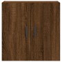Eichenbrauner Wandschrank aus Holzwerkstoff, 60 x 31 x 60 cm von vidaXL, Schließfächer und Lagerschränke - Ref: Foro24-829979...