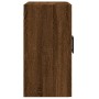 Eichenbrauner Wandschrank aus Holzwerkstoff, 60 x 31 x 60 cm von vidaXL, Schließfächer und Lagerschränke - Ref: Foro24-829979...