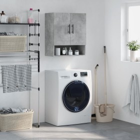 Concrete gray engineered wood wall cabinet 60x31x70 cm by vidaXL, Lockers and storage cabinets - Ref: Foro24-829936, Price: 6...