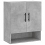 Betongrauer Wandschrank aus Holzwerkstoff, 60 x 31 x 70 cm von vidaXL, Schließfächer und Lagerschränke - Ref: Foro24-829936, ...