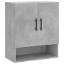 Concrete gray engineered wood wall cabinet 60x31x70 cm by vidaXL, Lockers and storage cabinets - Ref: Foro24-829936, Price: 6...