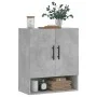Concrete gray engineered wood wall cabinet 60x31x70 cm by vidaXL, Lockers and storage cabinets - Ref: Foro24-829936, Price: 6...