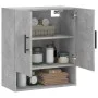 Concrete gray engineered wood wall cabinet 60x31x70 cm by vidaXL, Lockers and storage cabinets - Ref: Foro24-829936, Price: 6...