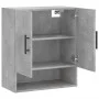 Concrete gray engineered wood wall cabinet 60x31x70 cm by vidaXL, Lockers and storage cabinets - Ref: Foro24-829936, Price: 6...