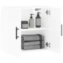 Glossy white engineered wood wall cabinet 60x31x60 cm by vidaXL, Lockers and storage cabinets - Ref: Foro24-829990, Price: 55...