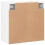 Glossy white engineered wood wall cabinet 60x31x60 cm by vidaXL, Lockers and storage cabinets - Ref: Foro24-829990, Price: 55...