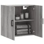 Sonoma gray engineered wood wall cabinet 60x31x60 cm by vidaXL, Lockers and storage cabinets - Ref: Foro24-829970, Price: 52,...