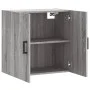 Sonoma gray engineered wood wall cabinet 60x31x60 cm by vidaXL, Lockers and storage cabinets - Ref: Foro24-829970, Price: 52,...