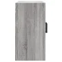 Sonoma grauer Wandschrank aus Holzwerkstoff, 60 x 31 x 60 cm von vidaXL, Schließfächer und Lagerschränke - Ref: Foro24-829970...
