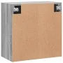 Sonoma gray engineered wood wall cabinet 60x31x60 cm by vidaXL, Lockers and storage cabinets - Ref: Foro24-829970, Price: 52,...
