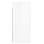 Wandschrank Holzwerkstoff weiß glänzend 60x31x70 cm von vidaXL, Schließfächer und Lagerschränke - Ref: Foro24-829926, Preis: ...
