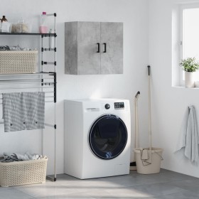 Concrete gray engineered wood wall cabinet 60x31x60 cm by vidaXL, Lockers and storage cabinets - Ref: Foro24-829968, Price: 5...