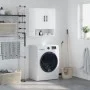 Glossy white engineered wood wall cabinet 60x31x70 cm by vidaXL, Lockers and storage cabinets - Ref: Foro24-829934, Price: 62...