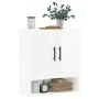 Glossy white engineered wood wall cabinet 60x31x70 cm by vidaXL, Lockers and storage cabinets - Ref: Foro24-829934, Price: 62...