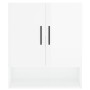 Glossy white engineered wood wall cabinet 60x31x70 cm by vidaXL, Lockers and storage cabinets - Ref: Foro24-829934, Price: 67...