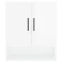 Glossy white engineered wood wall cabinet 60x31x70 cm by vidaXL, Lockers and storage cabinets - Ref: Foro24-829934, Price: 62...