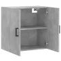 Concrete gray engineered wood wall cabinet 60x31x60 cm by vidaXL, Lockers and storage cabinets - Ref: Foro24-829968, Price: 5...
