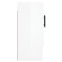 Glossy white engineered wood wall cabinet 60x31x70 cm by vidaXL, Lockers and storage cabinets - Ref: Foro24-829934, Price: 67...