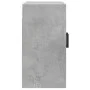 Concrete gray engineered wood wall cabinet 60x31x60 cm by vidaXL, Lockers and storage cabinets - Ref: Foro24-829968, Price: 5...