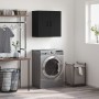 Black engineered wood wall cabinet 60x31x60 cm by vidaXL, Lockers and storage cabinets - Ref: Foro24-829973, Price: 51,85 €, ...
