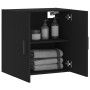 Schwarzer Wandschrank aus Holzwerkstoff, 60 x 31 x 60 cm von vidaXL, Schließfächer und Lagerschränke - Ref: Foro24-829973, Pr...