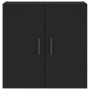 Schwarzer Wandschrank aus Holzwerkstoff, 60 x 31 x 60 cm von vidaXL, Schließfächer und Lagerschränke - Ref: Foro24-829973, Pr...