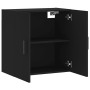 Schwarzer Wandschrank aus Holzwerkstoff, 60 x 31 x 60 cm von vidaXL, Schließfächer und Lagerschränke - Ref: Foro24-829973, Pr...