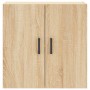 Wandschrank aus Sonoma-Eichenholzwerkstoff, 60 x 31 x 60 cm von vidaXL, Schließfächer und Lagerschränke - Ref: Foro24-829967,...